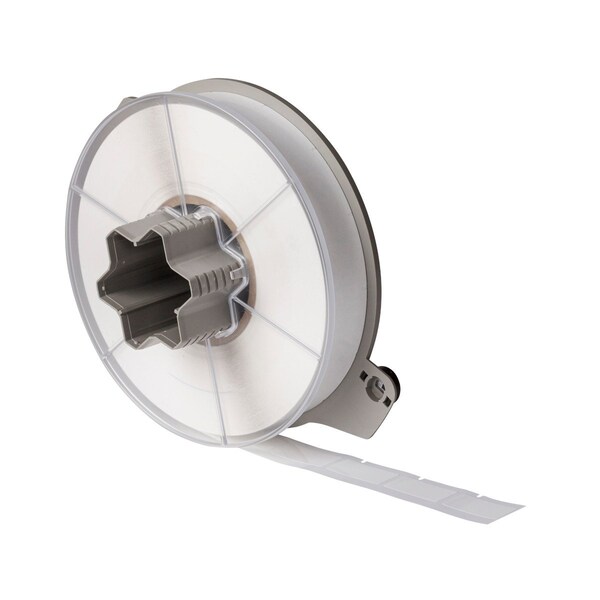 A5500 Polyester Wire and Cable Flag Labels 1.5 in H x 0.75 in W White 3600/RL